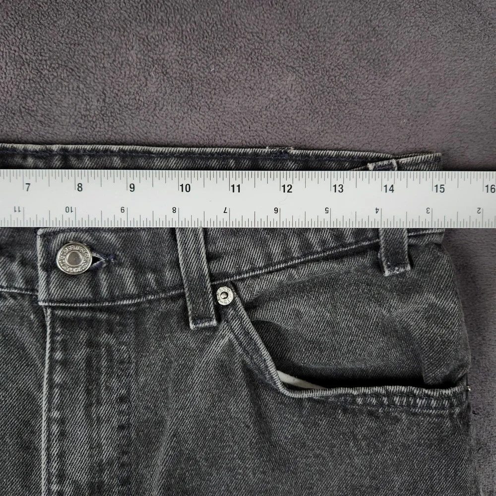 Vintage Levis 550 Orange Tab Jeans Mens 32x30 Faded Black USA 90s Measures 30x30